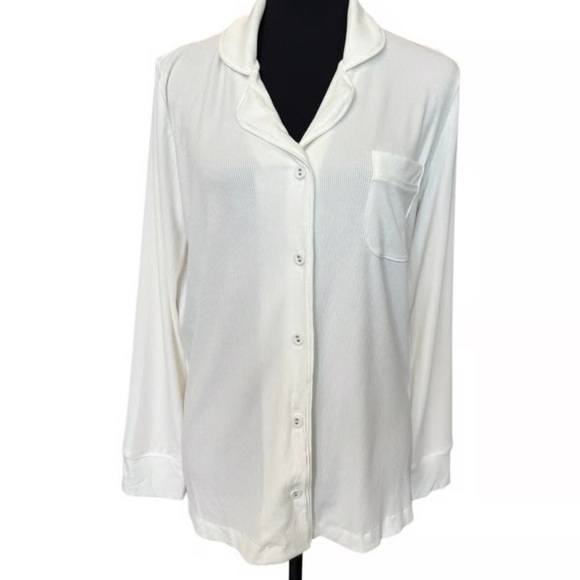 SKIMS soft lounge Button-Down Shirt - Picture 1 of 3